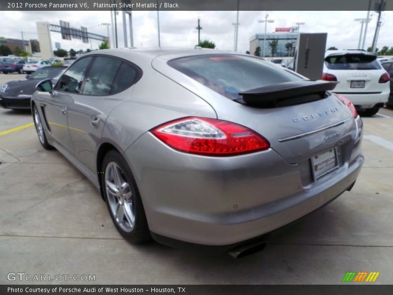 Platinum Silver Metallic / Black 2012 Porsche Panamera V6