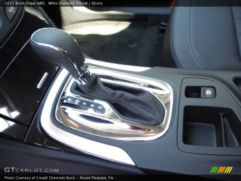 White Diamond Tricoat / Ebony 2015 Buick Regal AWD
