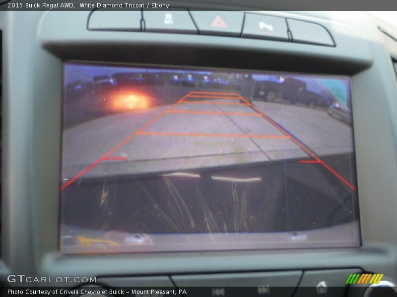 White Diamond Tricoat / Ebony 2015 Buick Regal AWD