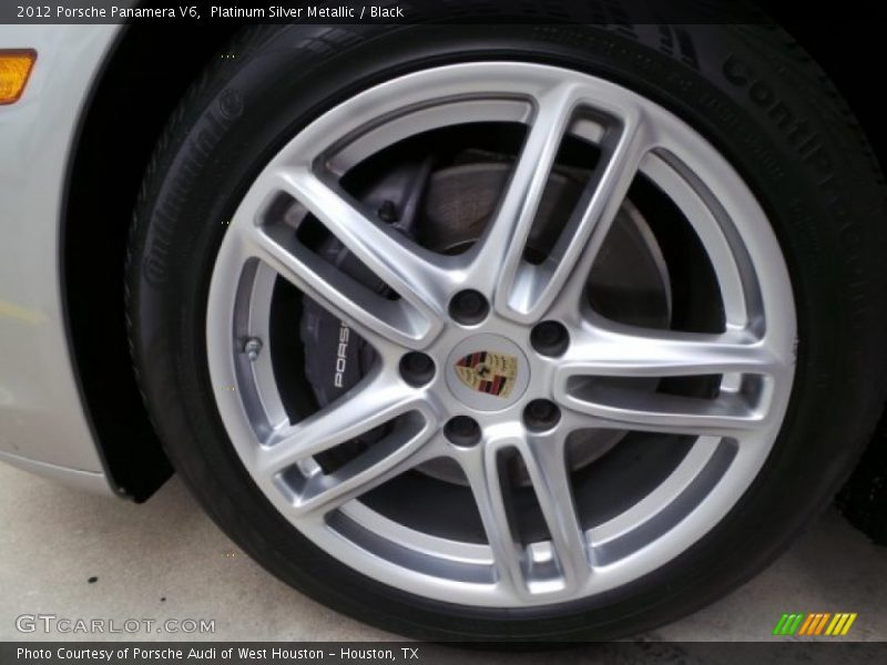 Platinum Silver Metallic / Black 2012 Porsche Panamera V6