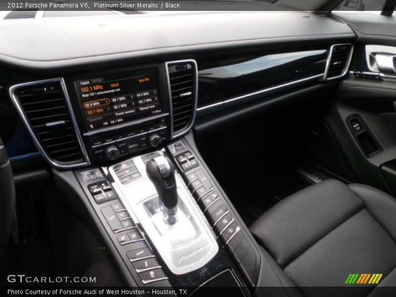 Platinum Silver Metallic / Black 2012 Porsche Panamera V6