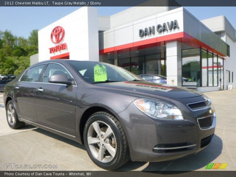 Taupe Gray Metallic / Ebony 2012 Chevrolet Malibu LT