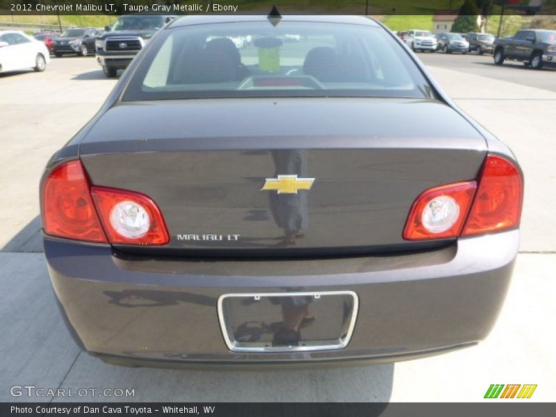 Taupe Gray Metallic / Ebony 2012 Chevrolet Malibu LT
