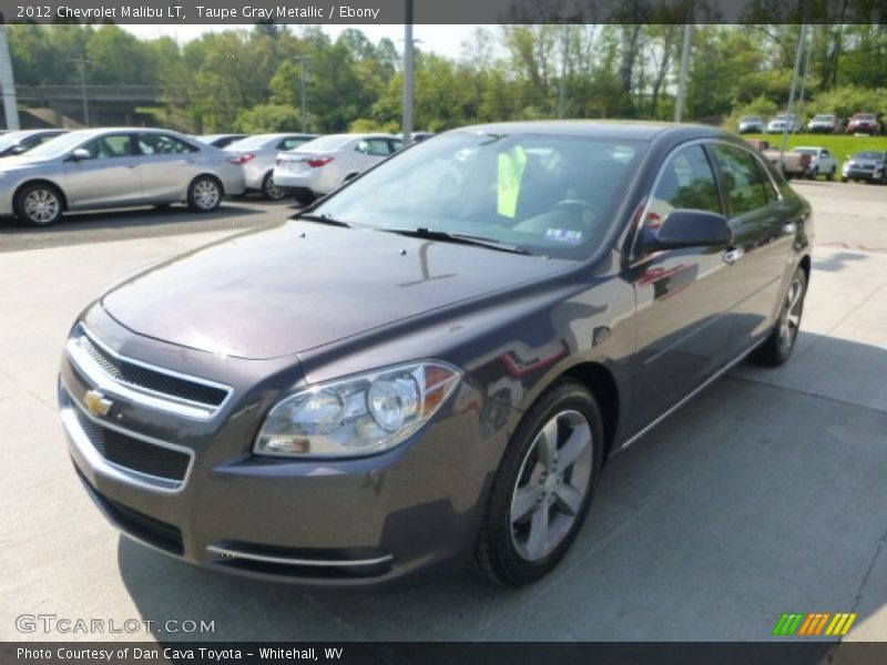 Taupe Gray Metallic / Ebony 2012 Chevrolet Malibu LT