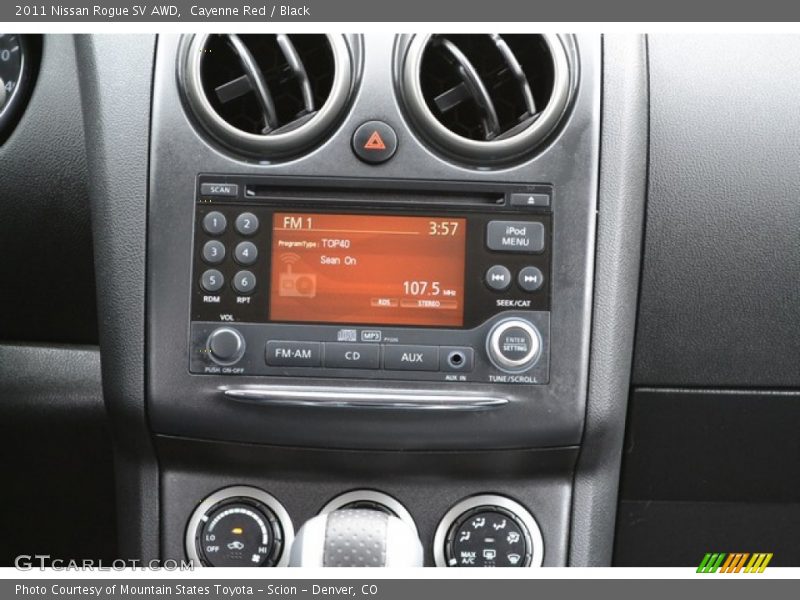 Cayenne Red / Black 2011 Nissan Rogue SV AWD