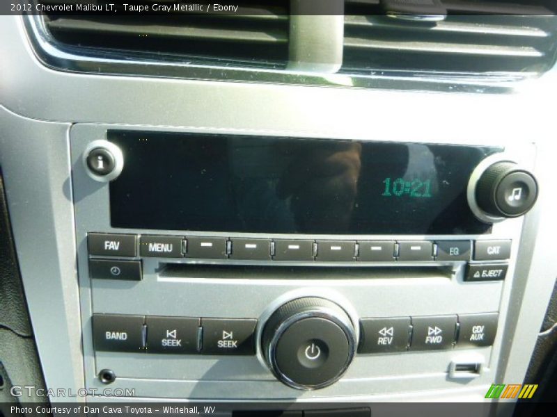 Taupe Gray Metallic / Ebony 2012 Chevrolet Malibu LT