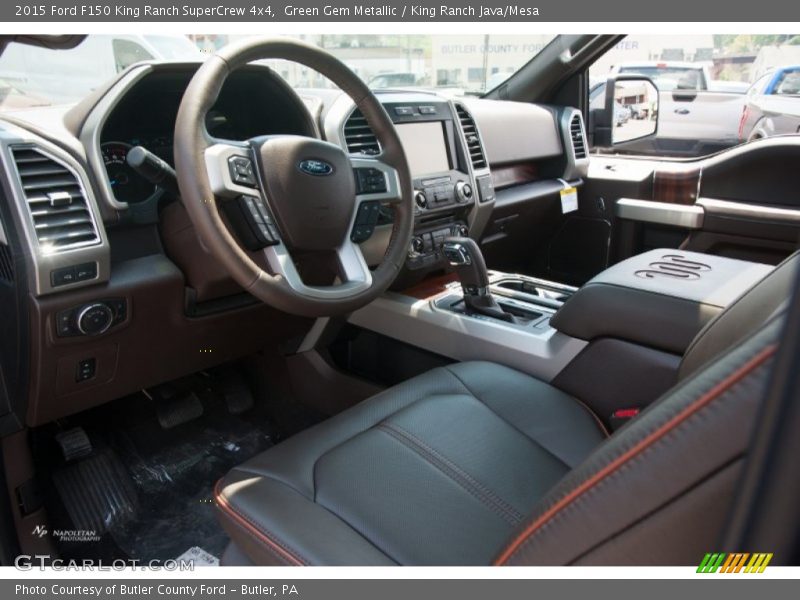Green Gem Metallic / King Ranch Java/Mesa 2015 Ford F150 King Ranch SuperCrew 4x4
