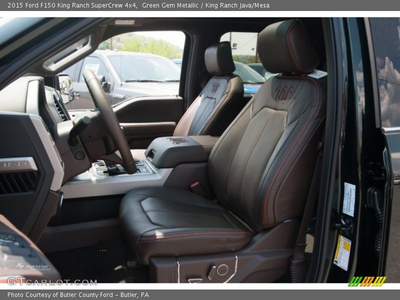 Green Gem Metallic / King Ranch Java/Mesa 2015 Ford F150 King Ranch SuperCrew 4x4