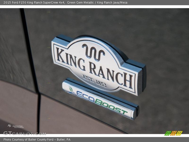 Green Gem Metallic / King Ranch Java/Mesa 2015 Ford F150 King Ranch SuperCrew 4x4