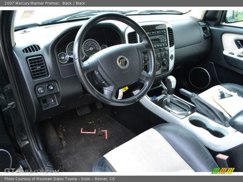 Black / Black 2007 Mercury Mariner Premier