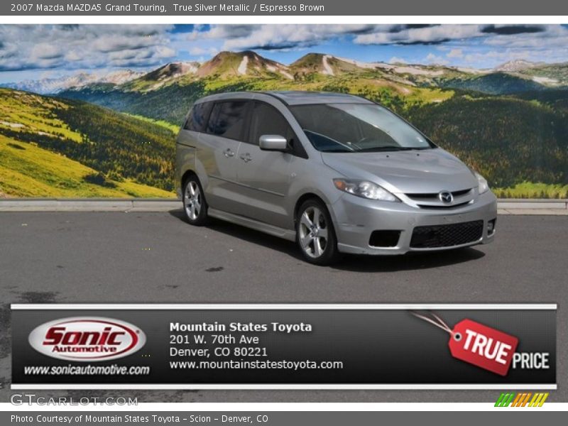 True Silver Metallic / Espresso Brown 2007 Mazda MAZDA5 Grand Touring