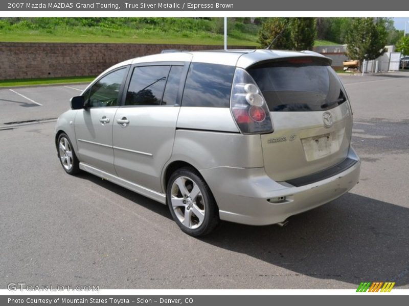 True Silver Metallic / Espresso Brown 2007 Mazda MAZDA5 Grand Touring