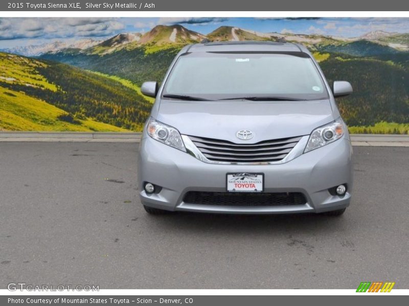 Silver Sky Metallic / Ash 2015 Toyota Sienna XLE