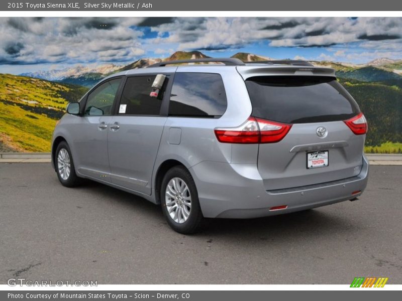 Silver Sky Metallic / Ash 2015 Toyota Sienna XLE