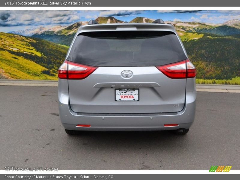 Silver Sky Metallic / Ash 2015 Toyota Sienna XLE