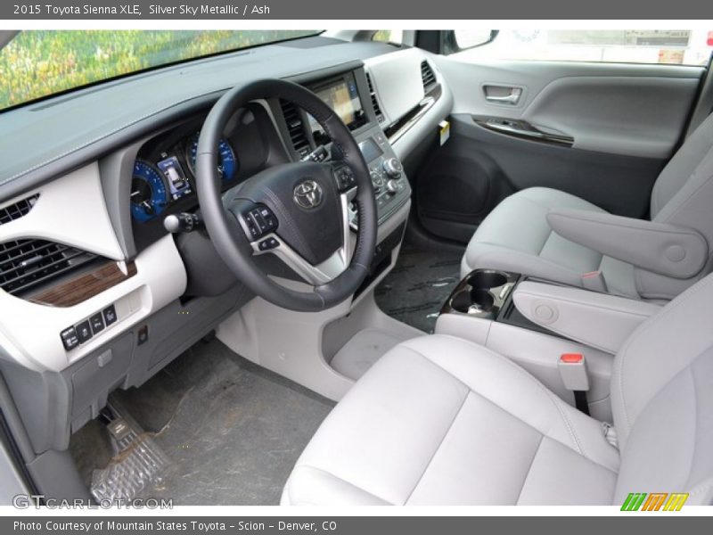 Silver Sky Metallic / Ash 2015 Toyota Sienna XLE