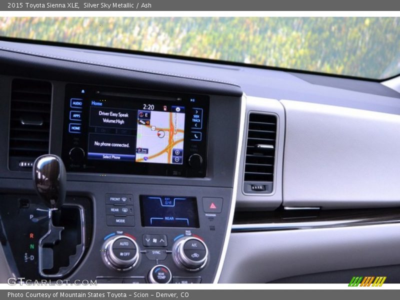 Silver Sky Metallic / Ash 2015 Toyota Sienna XLE