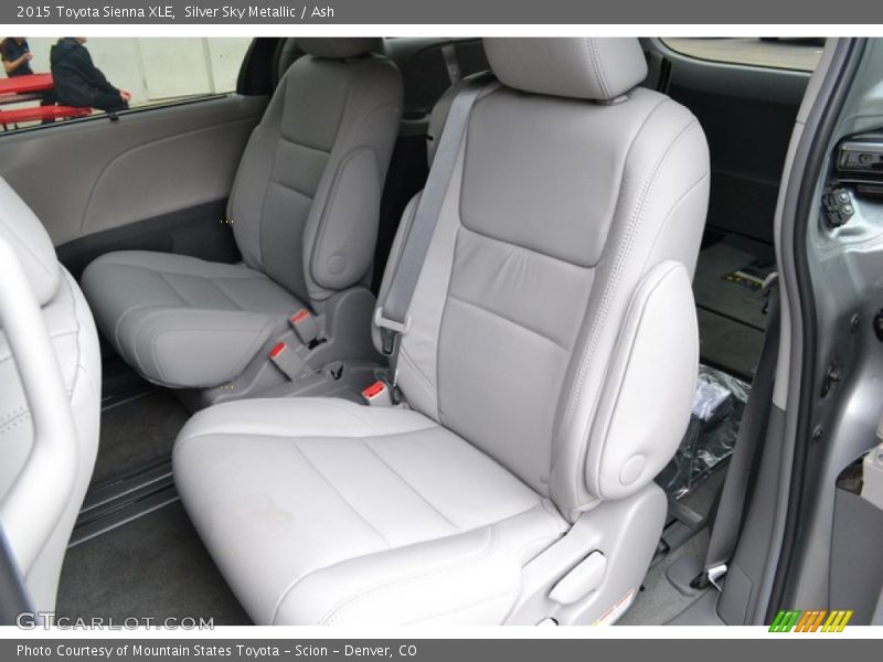 Silver Sky Metallic / Ash 2015 Toyota Sienna XLE