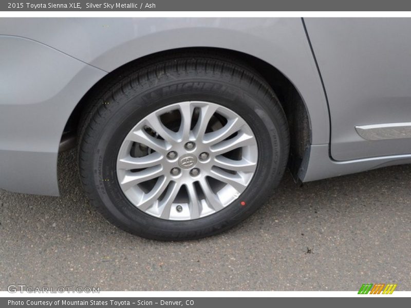 Silver Sky Metallic / Ash 2015 Toyota Sienna XLE