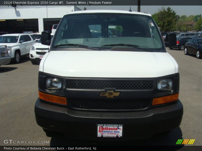 Summit White / Medium Pewter 2014 Chevrolet Express 1500 Cargo WT
