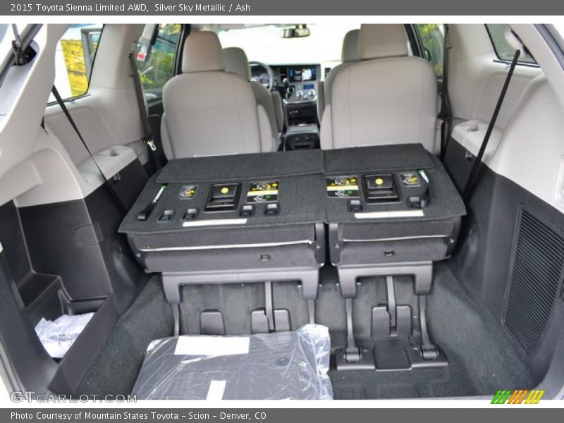 Silver Sky Metallic / Ash 2015 Toyota Sienna Limited AWD