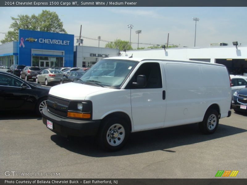 Summit White / Medium Pewter 2014 Chevrolet Express 1500 Cargo WT