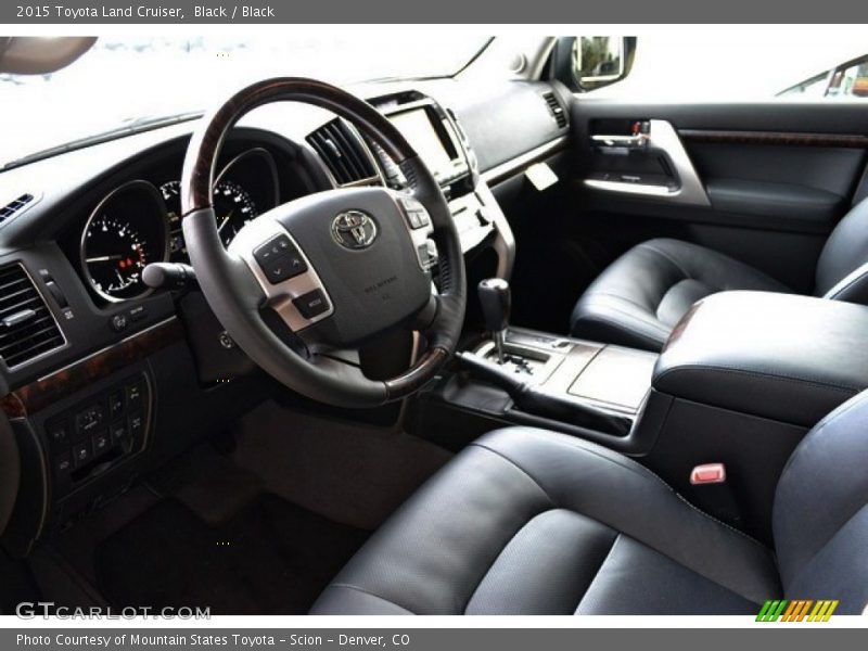 Black / Black 2015 Toyota Land Cruiser