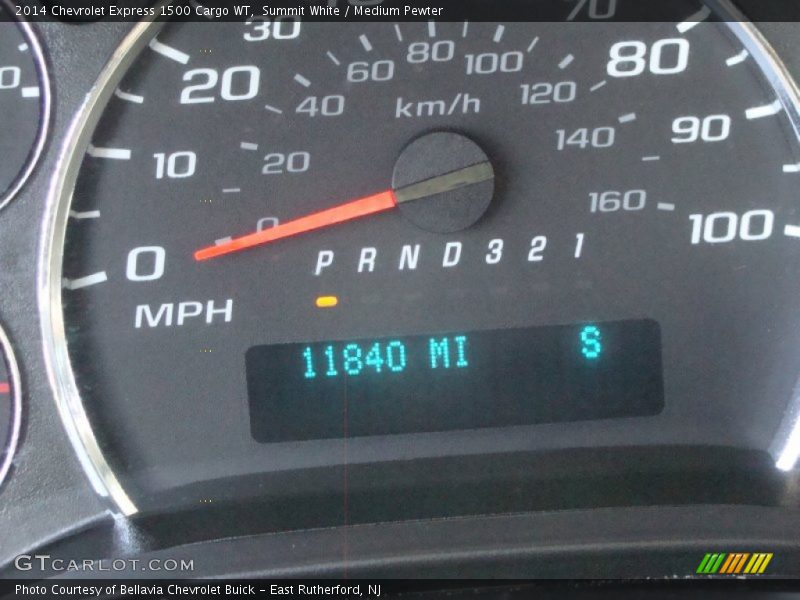 Summit White / Medium Pewter 2014 Chevrolet Express 1500 Cargo WT