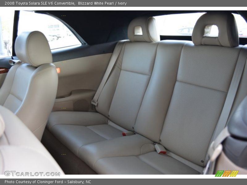 Blizzard White Pearl / Ivory 2008 Toyota Solara SLE V6 Convertible