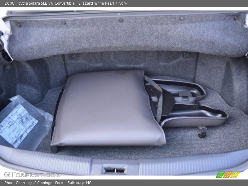 Blizzard White Pearl / Ivory 2008 Toyota Solara SLE V6 Convertible