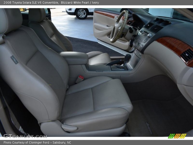 Blizzard White Pearl / Ivory 2008 Toyota Solara SLE V6 Convertible