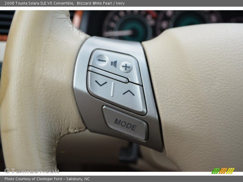 Blizzard White Pearl / Ivory 2008 Toyota Solara SLE V6 Convertible