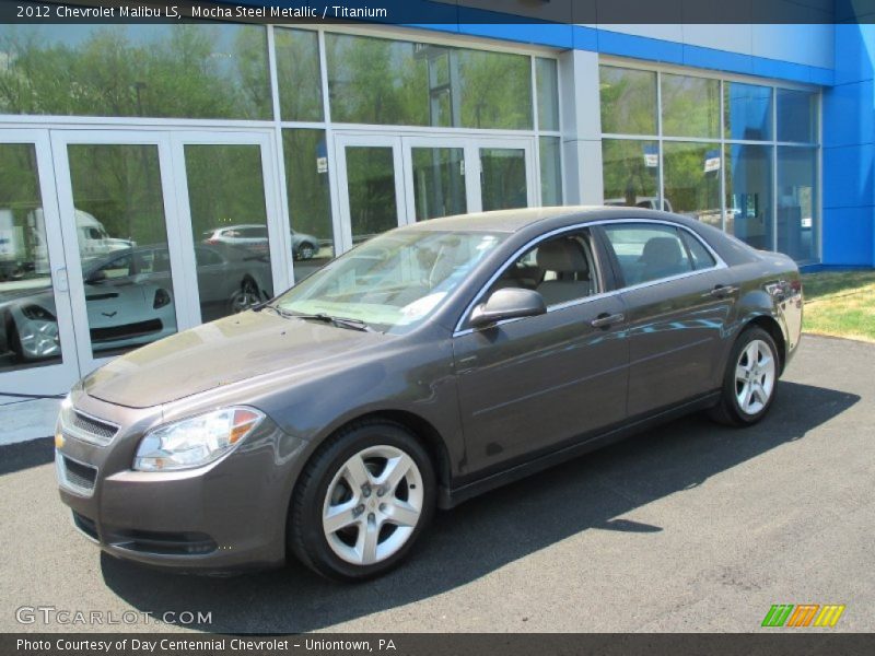 Mocha Steel Metallic / Titanium 2012 Chevrolet Malibu LS