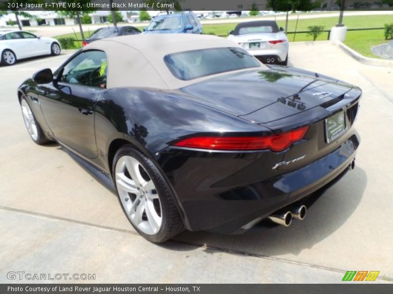 Ultimate Black Metallic / Camel 2014 Jaguar F-TYPE V8 S