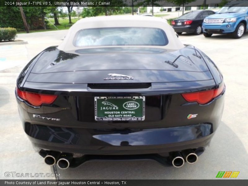 Ultimate Black Metallic / Camel 2014 Jaguar F-TYPE V8 S