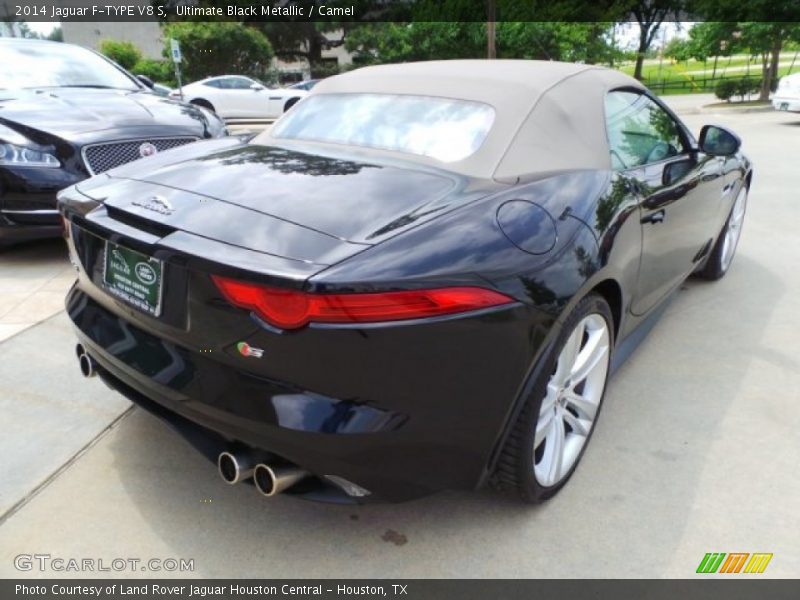 Ultimate Black Metallic / Camel 2014 Jaguar F-TYPE V8 S