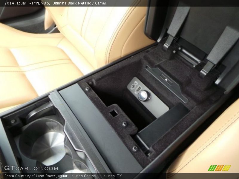 Ultimate Black Metallic / Camel 2014 Jaguar F-TYPE V8 S