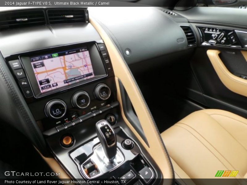 Ultimate Black Metallic / Camel 2014 Jaguar F-TYPE V8 S