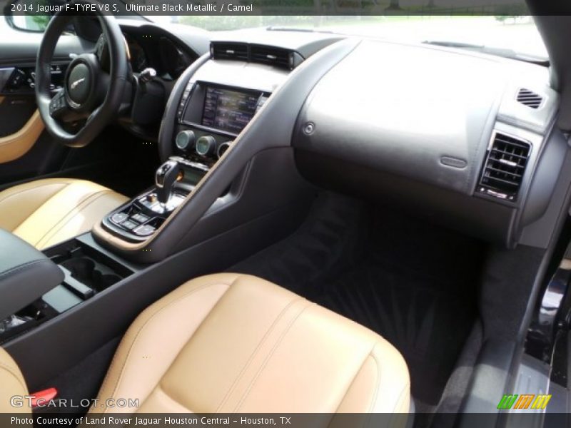 Ultimate Black Metallic / Camel 2014 Jaguar F-TYPE V8 S