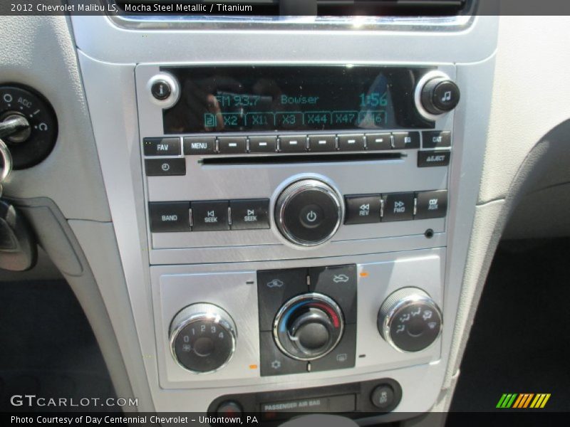 Mocha Steel Metallic / Titanium 2012 Chevrolet Malibu LS