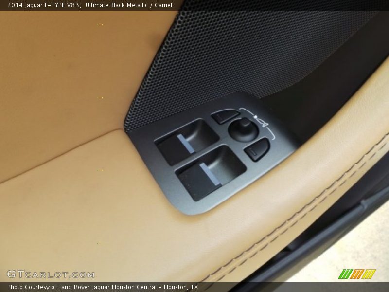 Ultimate Black Metallic / Camel 2014 Jaguar F-TYPE V8 S