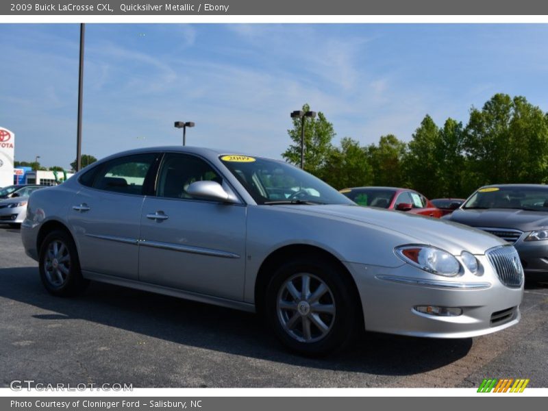 Quicksilver Metallic / Ebony 2009 Buick LaCrosse CXL