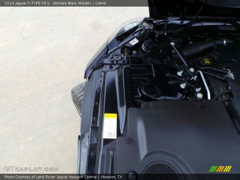 Ultimate Black Metallic / Camel 2014 Jaguar F-TYPE V8 S