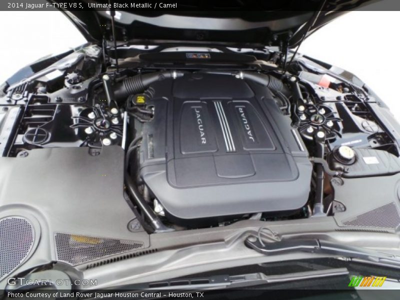 Ultimate Black Metallic / Camel 2014 Jaguar F-TYPE V8 S
