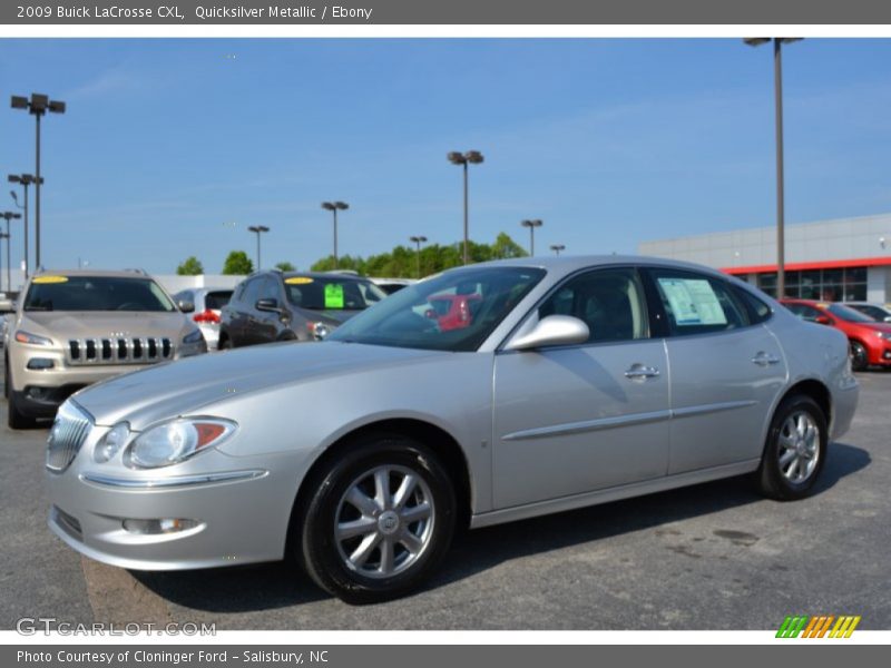 Quicksilver Metallic / Ebony 2009 Buick LaCrosse CXL
