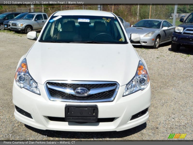 Satin White Pearl / Warm Ivory 2012 Subaru Legacy 2.5i