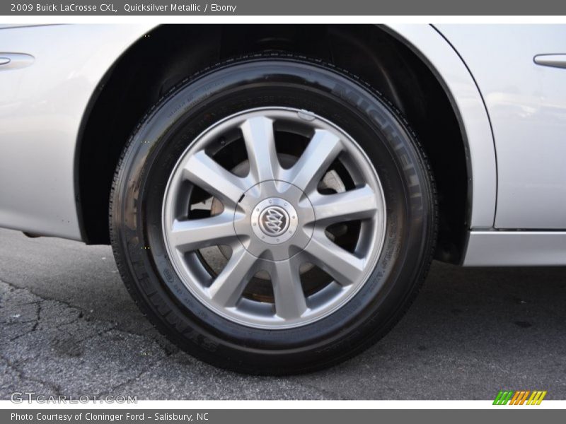 Quicksilver Metallic / Ebony 2009 Buick LaCrosse CXL