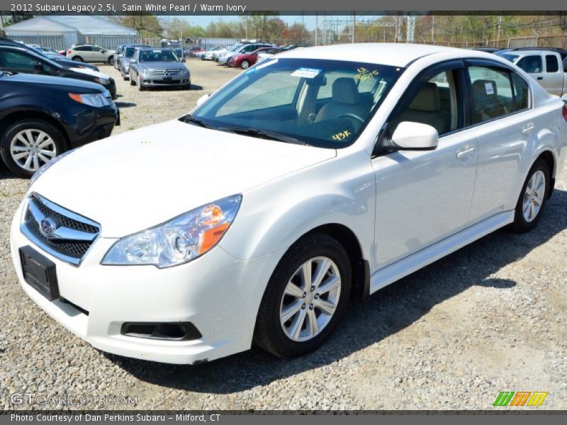 Satin White Pearl / Warm Ivory 2012 Subaru Legacy 2.5i