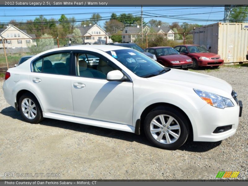 Satin White Pearl / Warm Ivory 2012 Subaru Legacy 2.5i