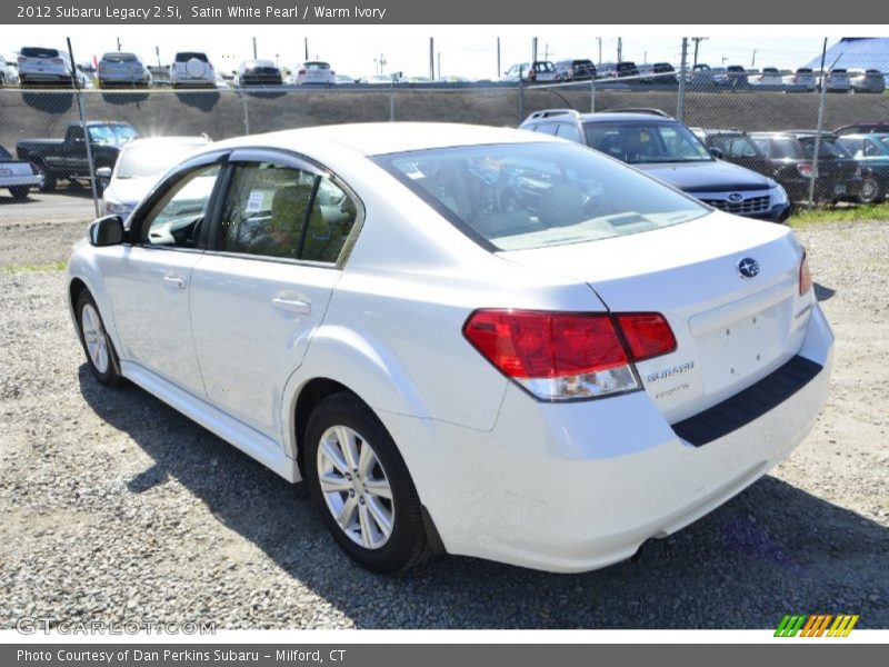 Satin White Pearl / Warm Ivory 2012 Subaru Legacy 2.5i